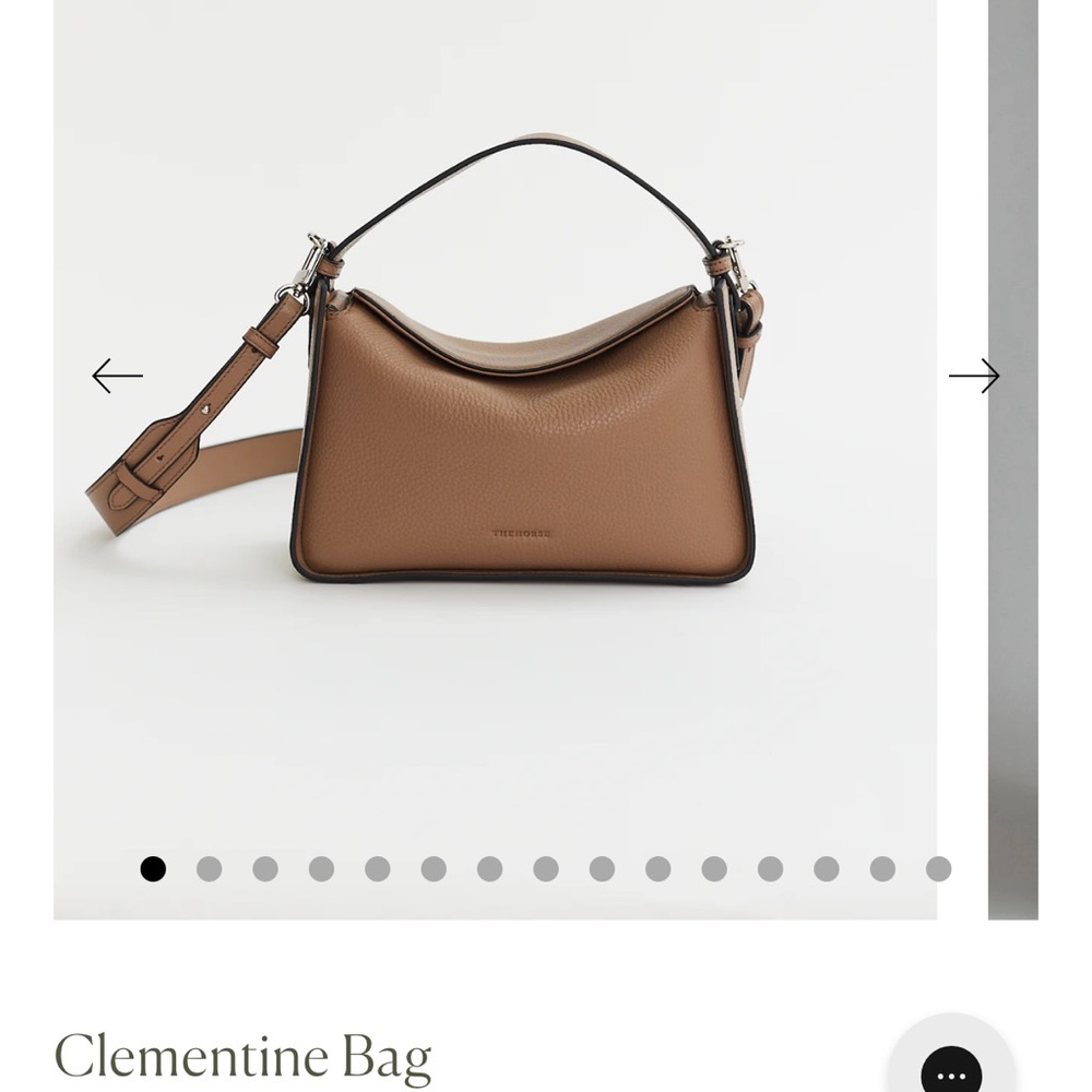 Taupe clementine bag from The Horse